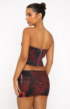 Won't Take The Blame Mesh Bustier Euphoria -Dresses Sales 02.08.22 351