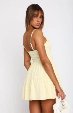 Never Been Hurt Mini Dress Lemon -Dresses Sales 05.04.2324530