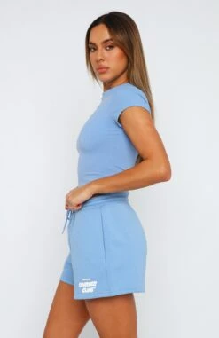 Comfort Club Baby Tee Blissful Blue 9 Comfort Club Baby Tee Blissful Blue -Dresses Sales 07.07.2302582 2