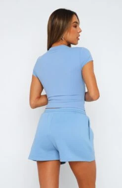 Comfort Club Baby Tee Blissful Blue 10 Comfort Club Baby Tee Blissful Blue -Dresses Sales 07.07.2302652 2