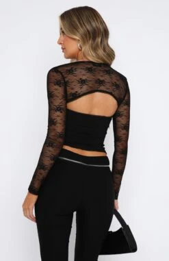 Fall In Love Again Lace Bolero Top Set Black -Dresses Sales 08.06.2331259 87281606 9d5c 4dd5 8ae2 18eccad0c143