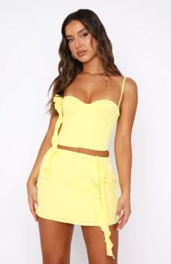 I Want Your Love Bustier Lemon -Dresses Sales 08.12.2216634