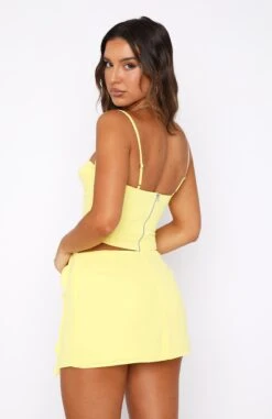 I Want Your Love Bustier Lemon -Dresses Sales 08.12.2216646
