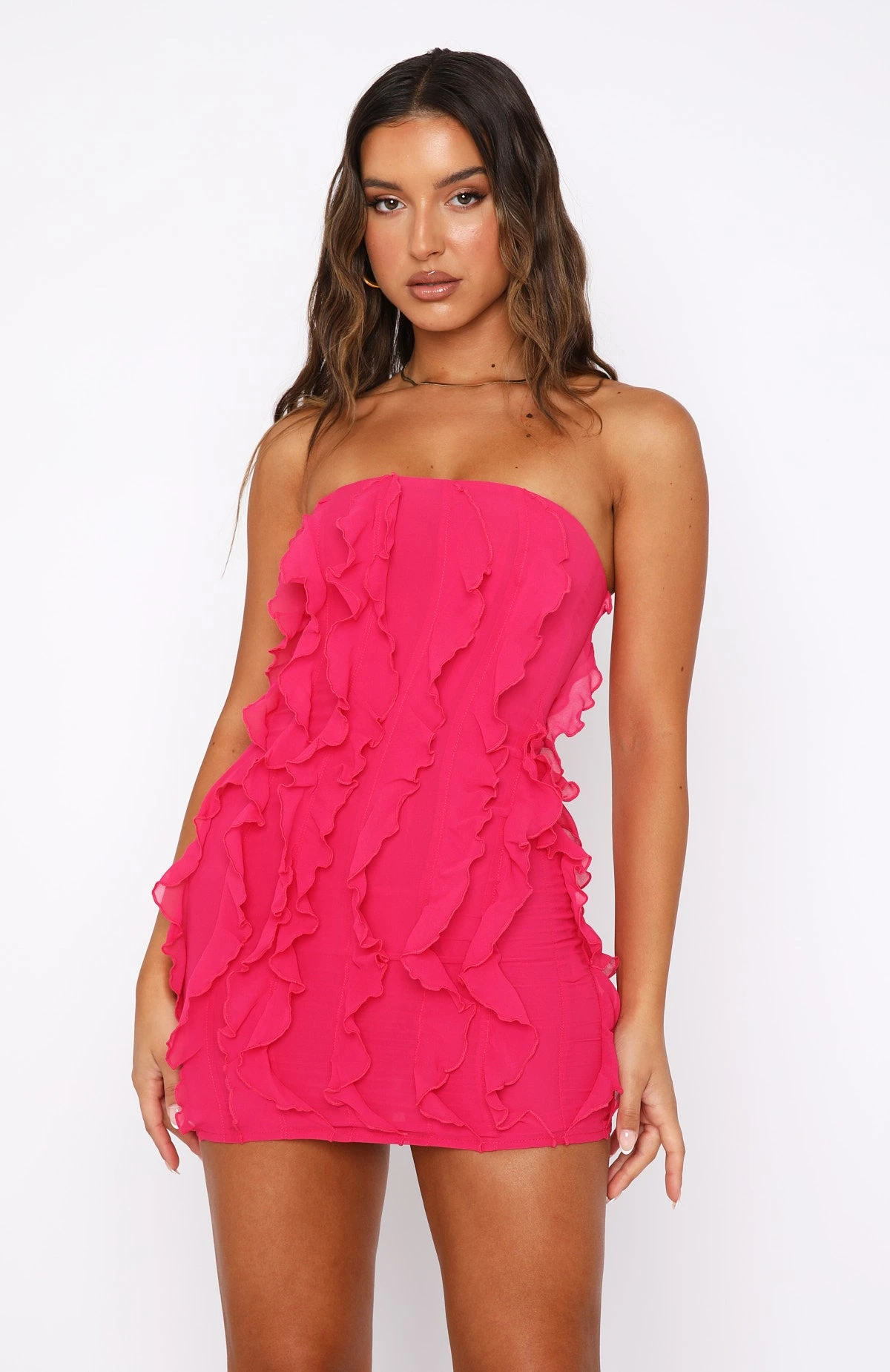 Eternal Flame Mini Dress Hot Pink 4 Eternal Flame Mini Dress Hot Pink - Image 2
