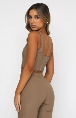 Keep Me Close Bustier Mocha -Dresses Sales 10.06.21 501