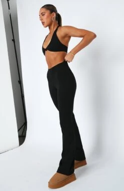 Walk With Me Flare Leggings Black -Dresses Sales 11.05.2319905
