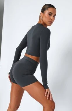 Up Early Long Sleeve Crop Charcoal -Dresses Sales 11.05.2320080 1d5ba0f8 cba3 45ab 98ad f9d70ca2d1c9