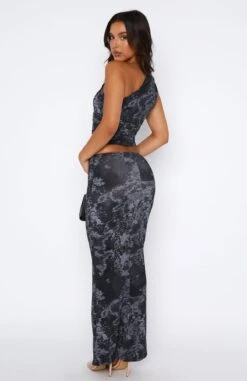 Better Not Maxi Skirt Onyx Floral -Dresses Sales 11.08.2348976