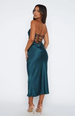 Elysium Midi Dress Teal -Dresses Sales 12.01.234399