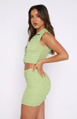 Maiya Crop Top Green -Dresses Sales 13.10.227645