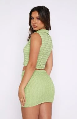 Maiya Crop Top Green -Dresses Sales 13.10.227650