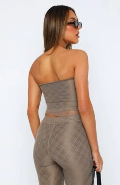 No Bad Luck Crop Chestnut -Dresses Sales 14.07.23 1578