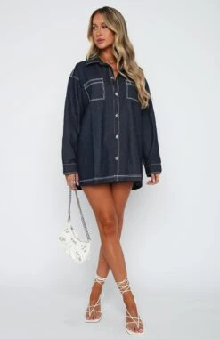 Knew You Were Trouble Shirt Indigo 16 Knew You Were Trouble Shirt Indigo -Dresses Sales 14.4.2315542