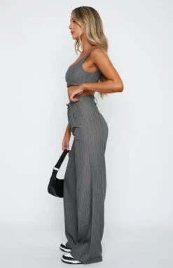 Everything You Are Set Grey Pinstripe 10 Everything You Are Set Grey Pinstripe -Dresses Sales 14.4.2316333