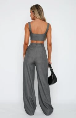 Everything You Are Set Grey Pinstripe 11 Everything You Are Set Grey Pinstripe -Dresses Sales 14.4.2316341