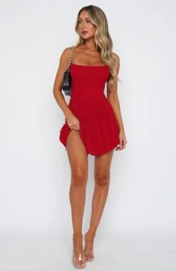 Chase Me Forever Mini Dress Red 11 Chase Me Forever Mini Dress Red -Dresses Sales 14.4.2316502