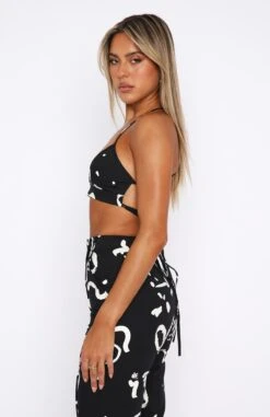 Better Without You Crop Black Scribble -Dresses Sales 15.12.2217597