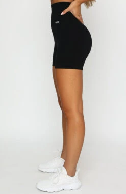 Seamless High Waisted Shorts Black -Dresses Sales 18.01.21 573