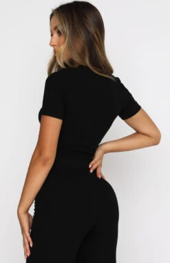 It's Meant To Be Crop Black -Dresses Sales 19.11.20 1254