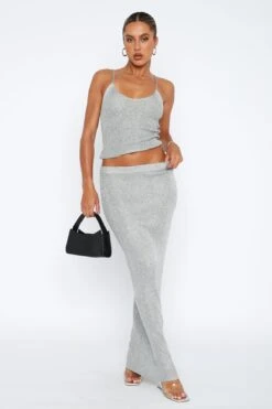 Love Galore Sequin Knit Top Grey -Dresses Sales 2.3.2311679