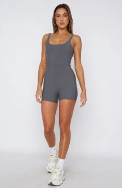 Serena Playsuit Smoke -Dresses Sales 20.07.23 240508