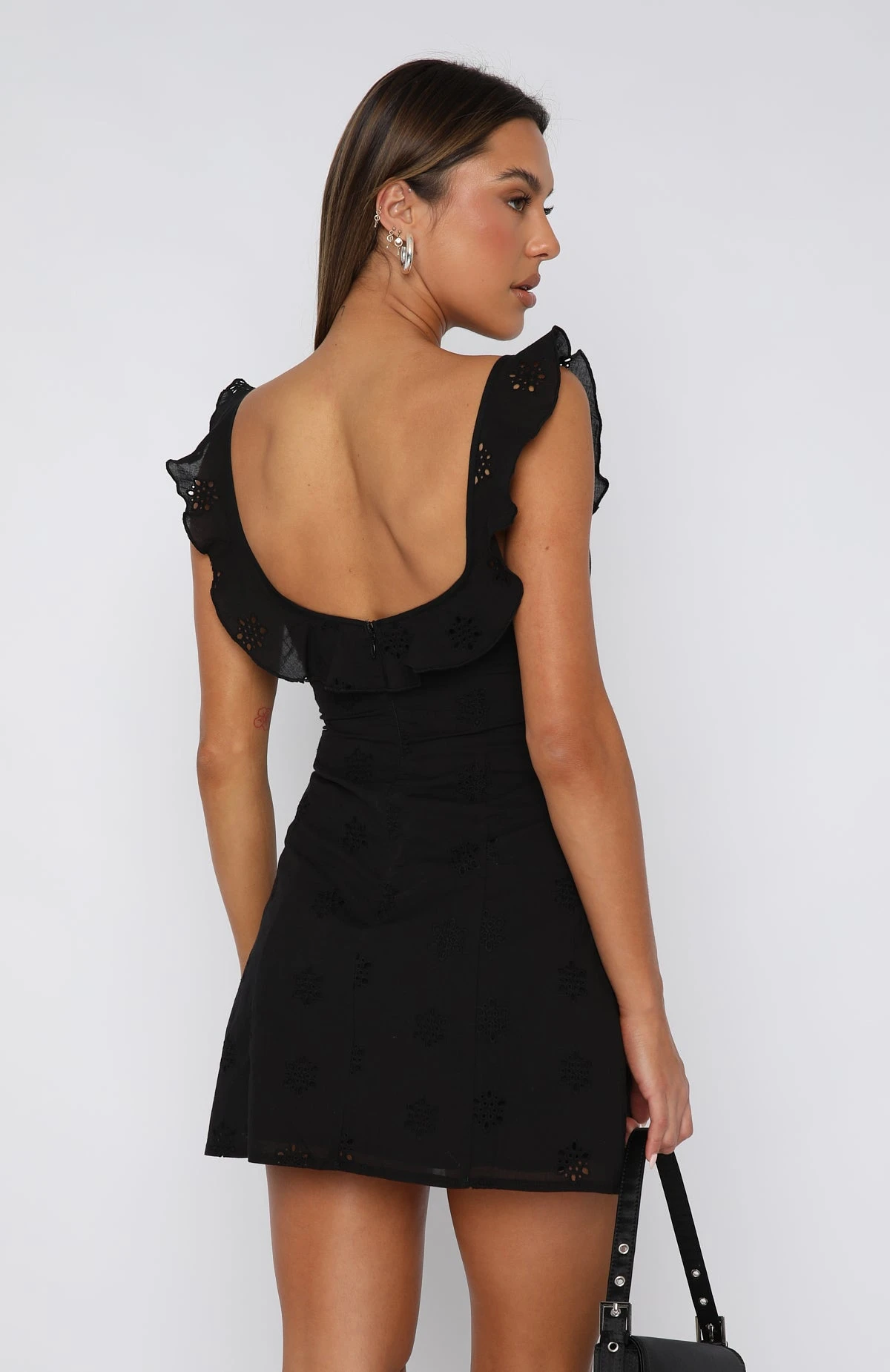 Summer Crush Mini Dress Black 6 Summer Crush Mini Dress Black - Image 4