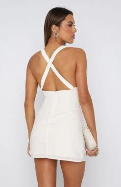 She's The Moment Mini Dress White 11 She's The Moment Mini Dress White -Dresses Sales 20.07.23 242255