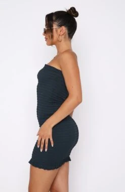 Ask About Me Strapless Mini Dress Steel -Dresses Sales 22.12.2219608
