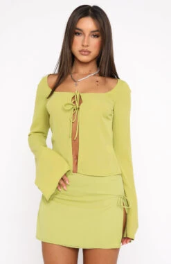 Sweet Secrets Long Sleeve Top Matcha 14 Sweet Secrets Long Sleeve Top Matcha -Dresses Sales 27.07.22 180