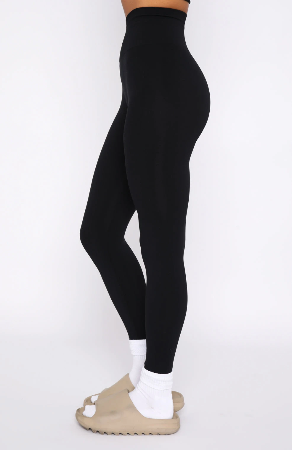 Cross The Line Seamless High Waisted Leggings Black 5 Cross The Line Seamless High Waisted Leggings Black - Image 3