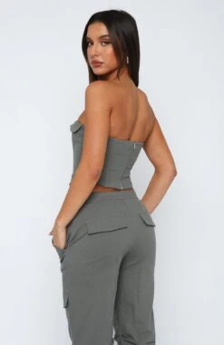Bad For Me Bustier Slate -Dresses Sales 29.05.2321718