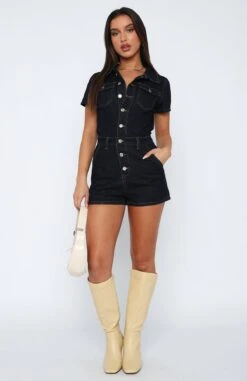 Made For Her Playsuit Indigo Wash -Dresses Sales 29.05.2321819