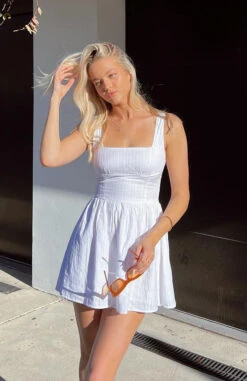 Trending Now Mini Dress White