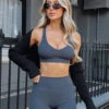 Always Out Sports Bra Charcoal -Dresses Sales ALWAYS OUT SPORTS BRA FINALLY THERE LEGGINGS 16.05.23 15