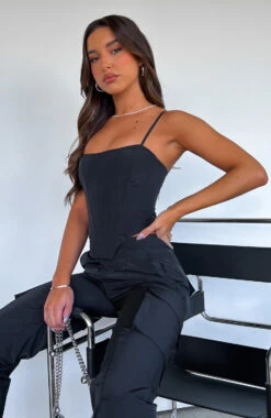 At My Best Bustier Black -Dresses Sales AT MY BEST BUSTIER SOUND THE ALARM 09.05.23 07