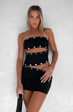 Better Than Me Mini Dress Black