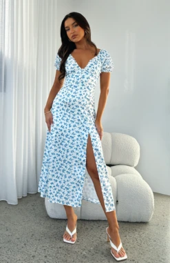 Divine Lovers Midi Dress Bluebell -Dresses Sales DIVINE LOVERS MAXI DRESS 20 06 23 02