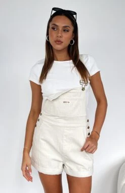 Hard To Keep Up Overalls Cream -Dresses Sales HARD TO KEEP UP OVERAALS 02 08 23 06
