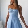 Plastic Heart Mini Dress Baby Blue 1 Plastic Heart Mini Dress Baby Blue -Dresses Sales IMG 0001