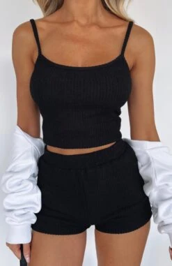 Intimidated By You Top Black