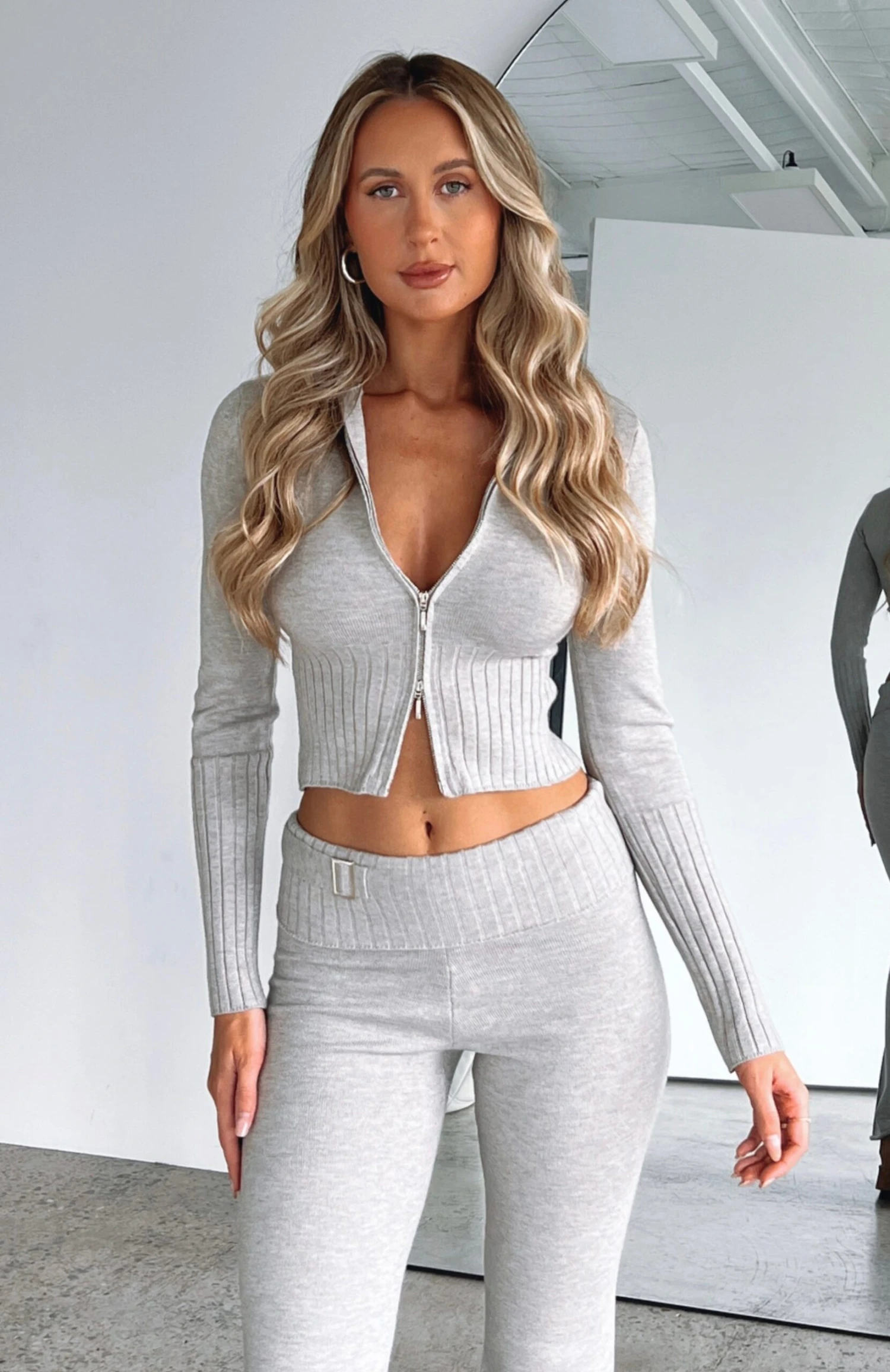 Later Than Before Long Sleeve Crop Grey 3 Later Than Before Long Sleeve Crop Grey