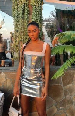 Light Years Strapless Bustier Silver 16 Light Years Strapless Bustier Silver -Dresses Sales IMG 5681