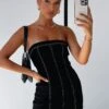Wandering Heart Strapless Mini Dress Black 1 Wandering Heart Strapless Mini Dress Black -Dresses Sales IMG 6543