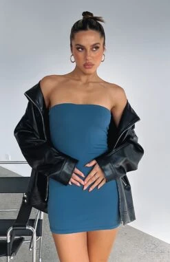 I've Got Plans Mini Dress Dark Teal -Dresses Sales I VE GOT PLANS MINI DRESS 31 05 22 0009