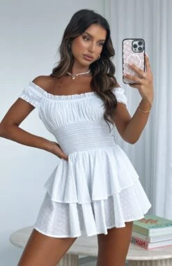 Know What I Want Playsuit White -Dresses Sales KNOW WHAT WANT PLAYSUIT100123 04