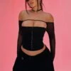 He's Blocked Long Sleeved Bustier Black 1 He's Blocked Long Sleeved Bustier Black -Dresses Sales MIK TESTA x WF 60 053f04c0 f79f 440b 89bd aecc5e55a8fd