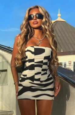 Count Me In Bustier Zebra Print -Dresses Sales Maddie 79a20ecf 4d48 4057 8bb3 1a14ac67ce62
