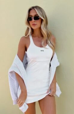Out To Win Mini Dress White