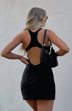 Out To Win Mini Dress Black