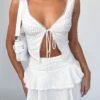 Playing Me Top White 2 Playing Me Top White -Dresses Sales PLAYING ME TOP TURN HEADS MINI SKIRT 05.07.23 02